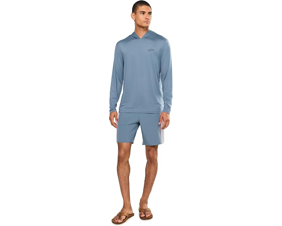 Лонгслив Billabong Arch Mesh LF Hood с капюшоном