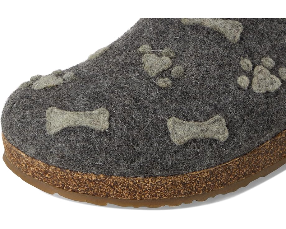 Клоги Haflinger Buckle из шерсти с пробковой стелькой и пряжкой