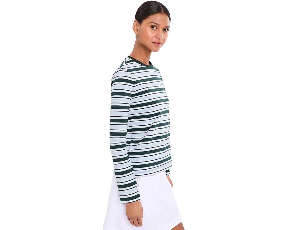 Lacoste футболка с длинным рукавом в полоску