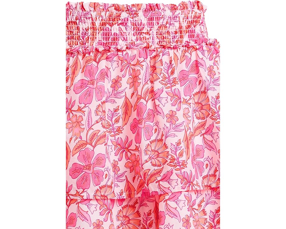 Детская юбка Vineyard Vines Gemma с ярусным дизайном и присборенной талией