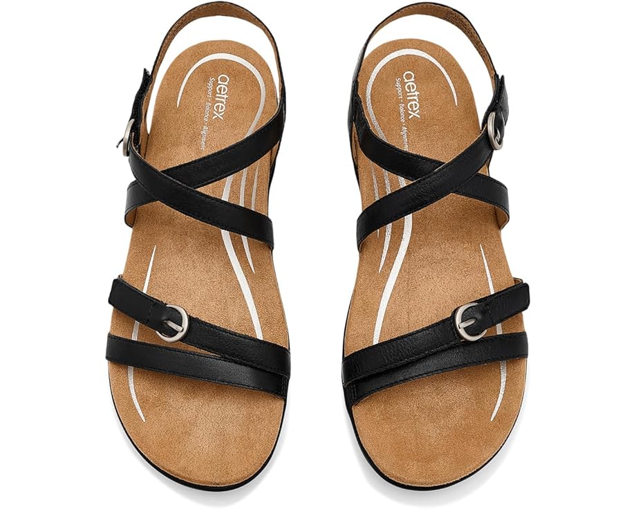 Сандалии Hadley Adjustable Quarter Strap Aetrex с регулируемыми ремешками