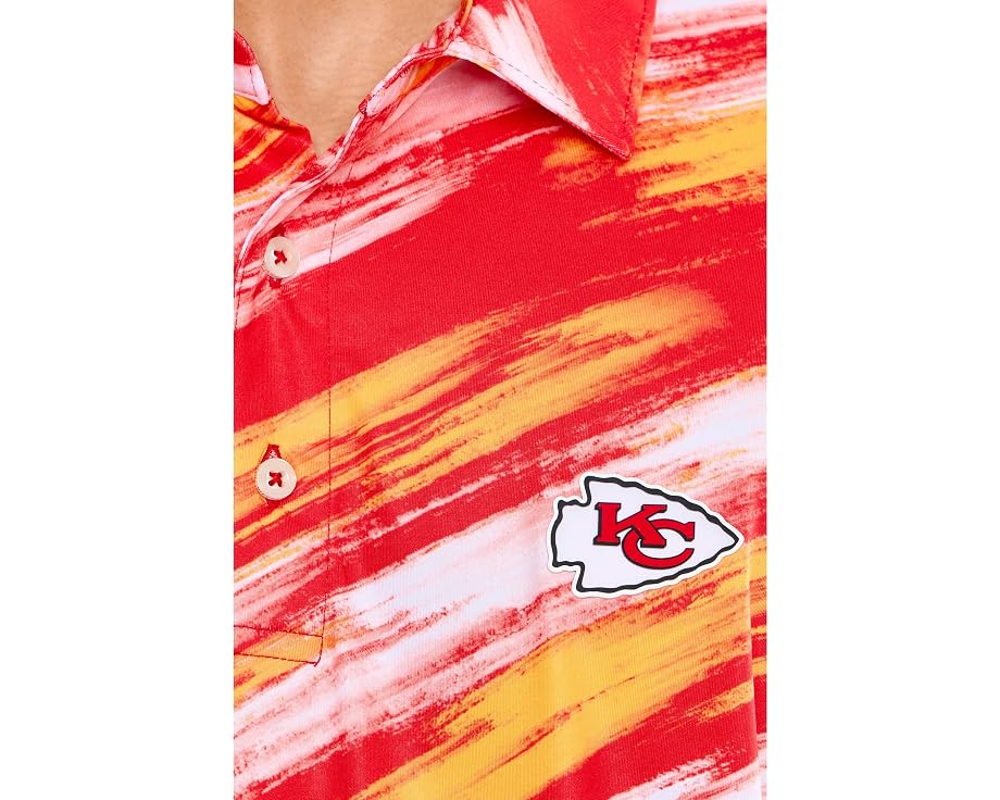 Поло Chubbies The Color Blitz Chiefs с принтом
