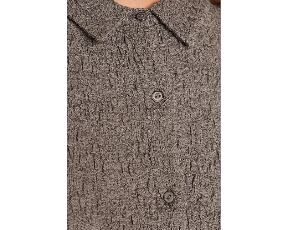 Рубашка Eileen Fisher с жаккардовым узором