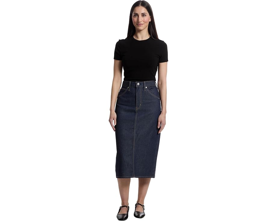 Юбка Levi's® Womens HR Back Slit с высокой талией и разрезом сзади