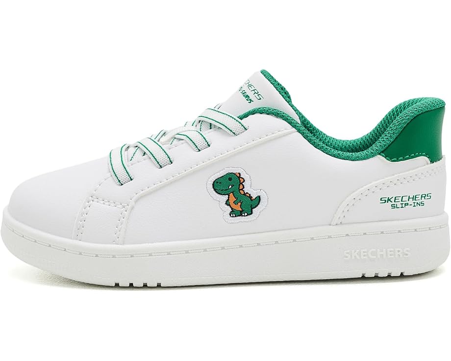 Skechers детские кроссовки Hands Free Slip-Ins Quick Street с динозавром