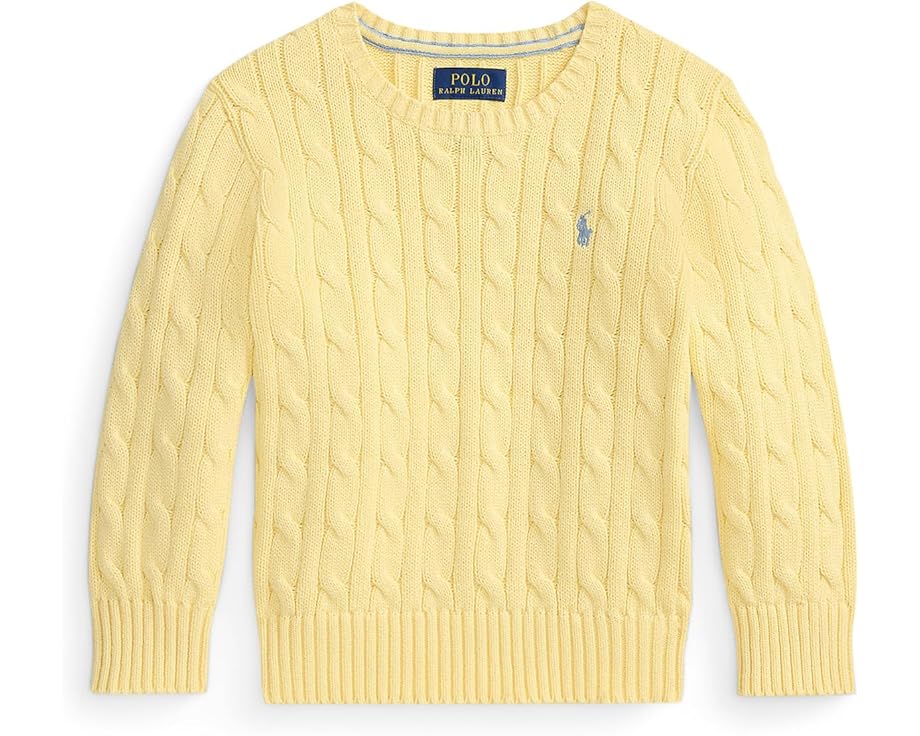 Свитер Polo Ralph Lauren для детей из хлопка с косой вязкой