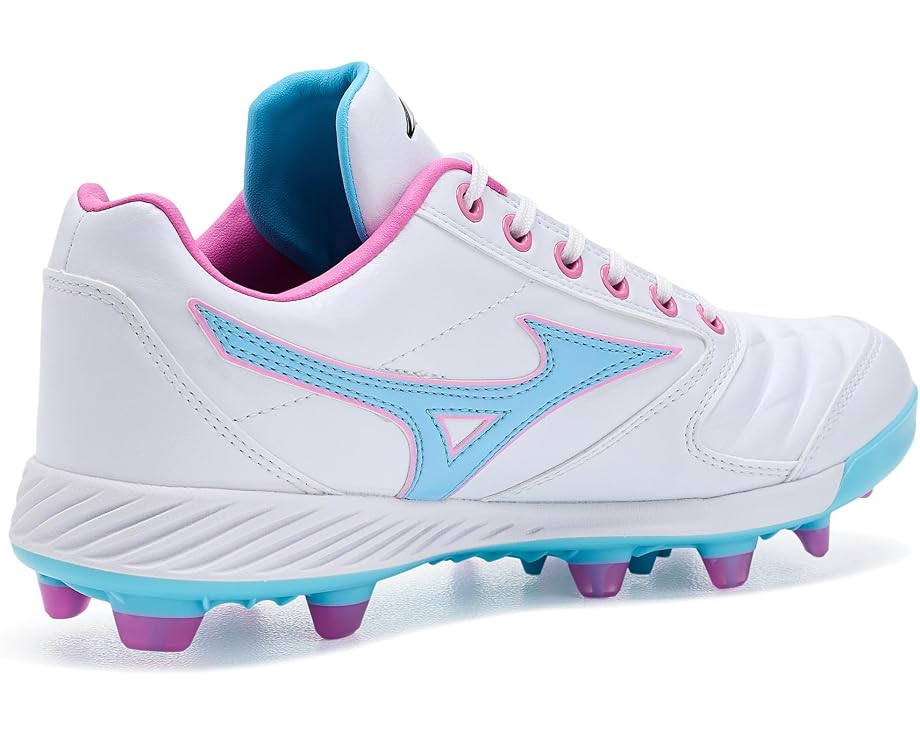 Mizuno бутсы Pro Select Fastpitch TPU белые для софтбола
