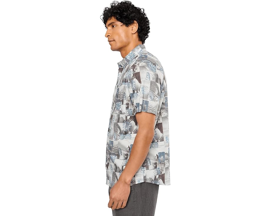 Рубашка RVCA Kauai с принтом Block Print Collage