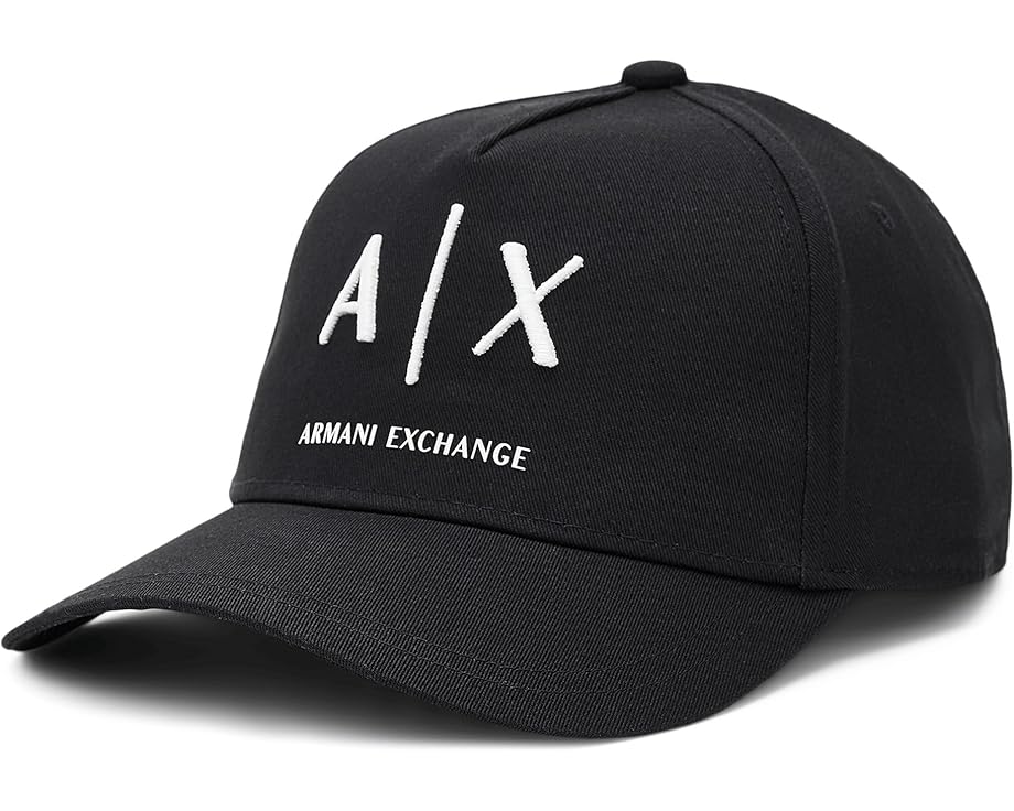 Armani Exchange бейсболка из хлопкового твила с логотипом