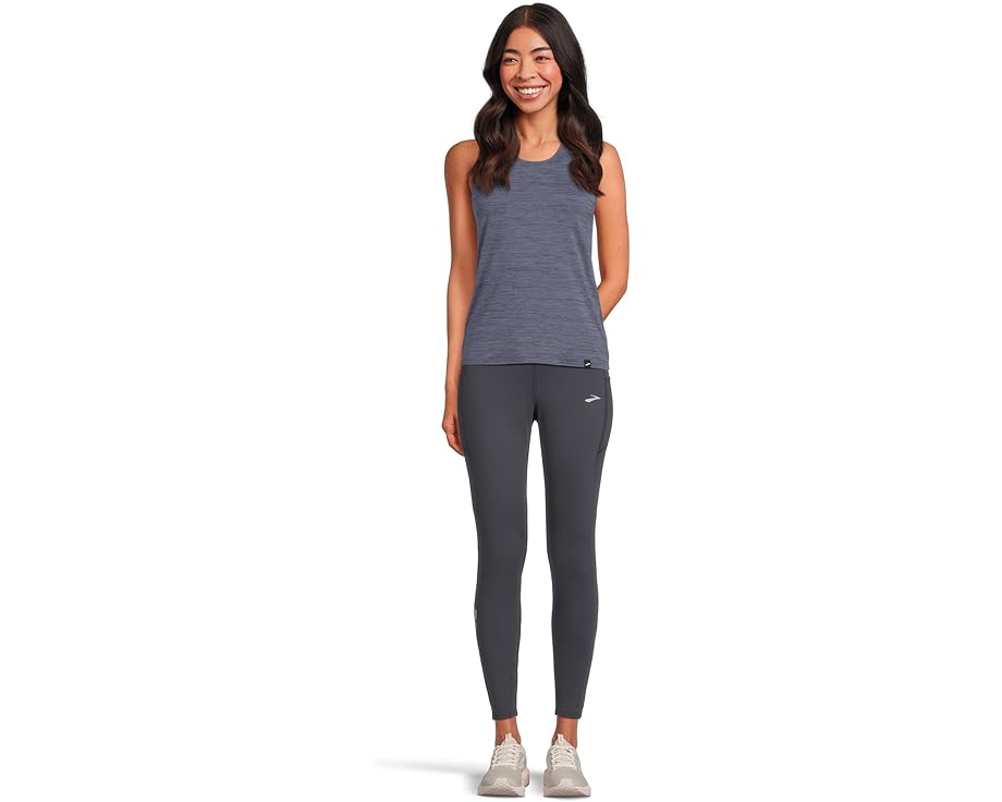 Термолеггинсы Brooks Momentum Thermal Tight 2.0 с полукомпрессионной посадкой и карманами