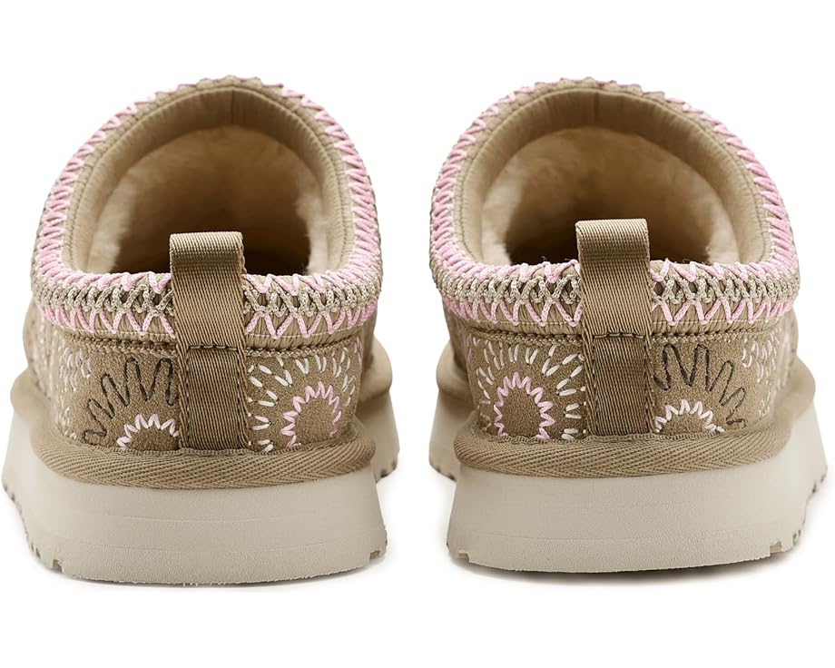 Детские тапочки UGG Kids Tazz Sun Stitch с вышивкой