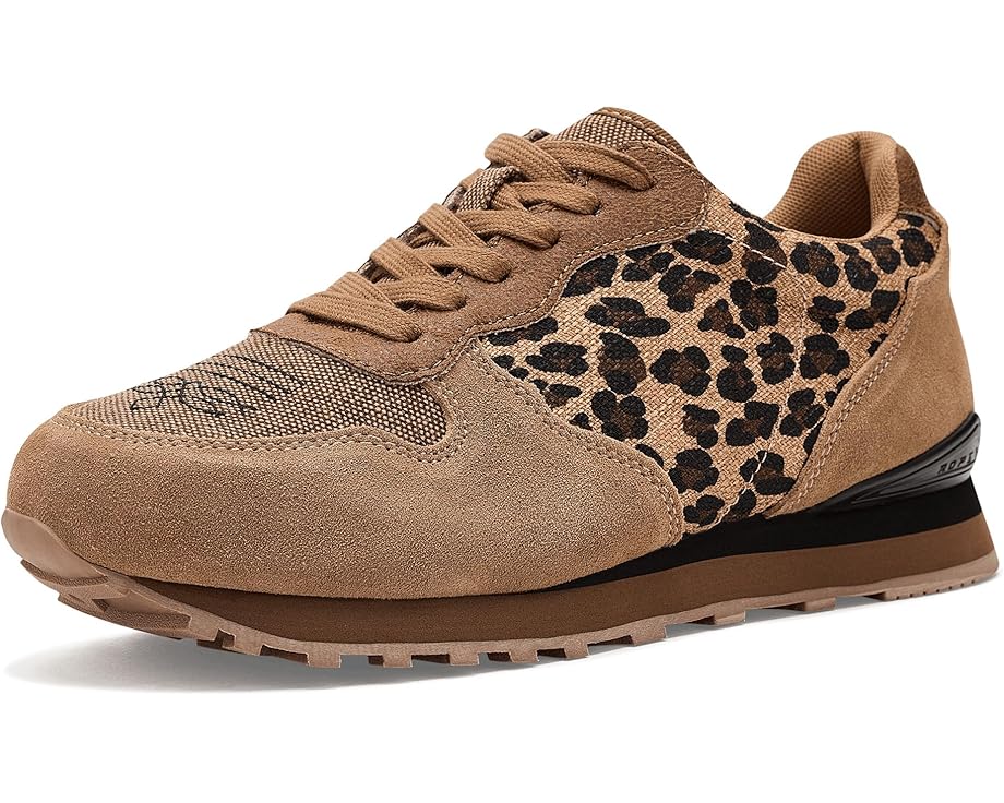 Кроссовки Roper Giddyup Leopard с леопардовым принтом из замши