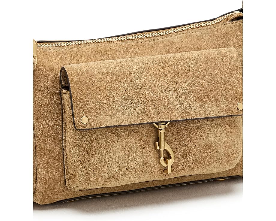 Сумка на плечо Rebecca Minkoff M.A.B Utility из замши