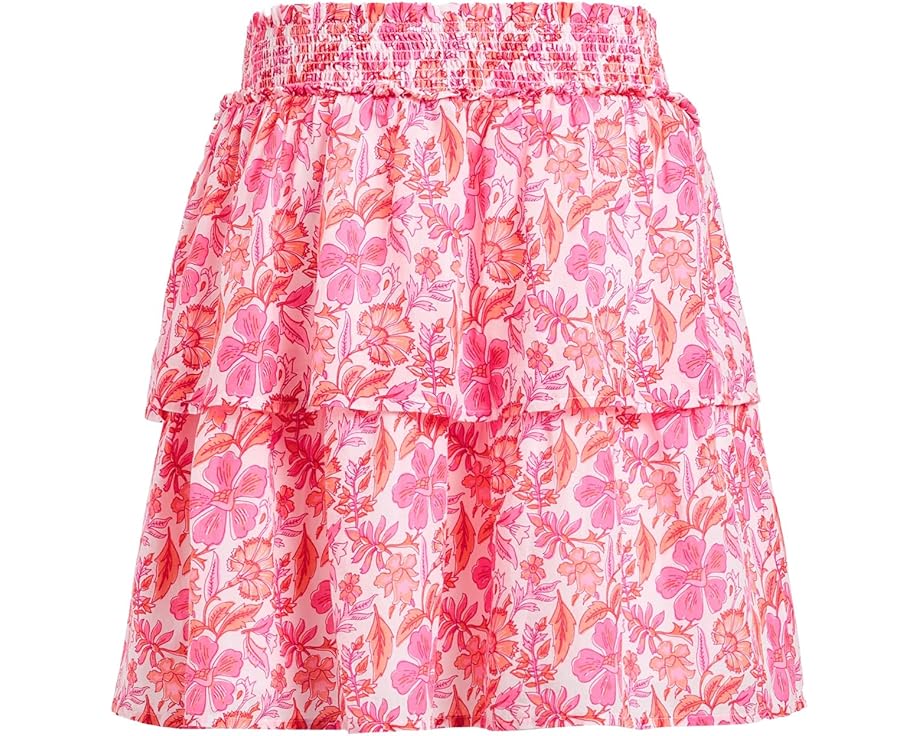 Детская юбка Vineyard Vines Gemma с ярусным дизайном и присборенной талией
