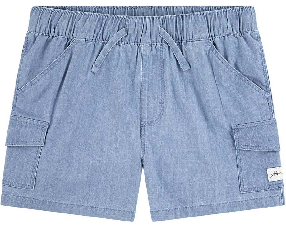 Шорты Hurley Kids Pull-On Woven с эластичным поясом и карманами