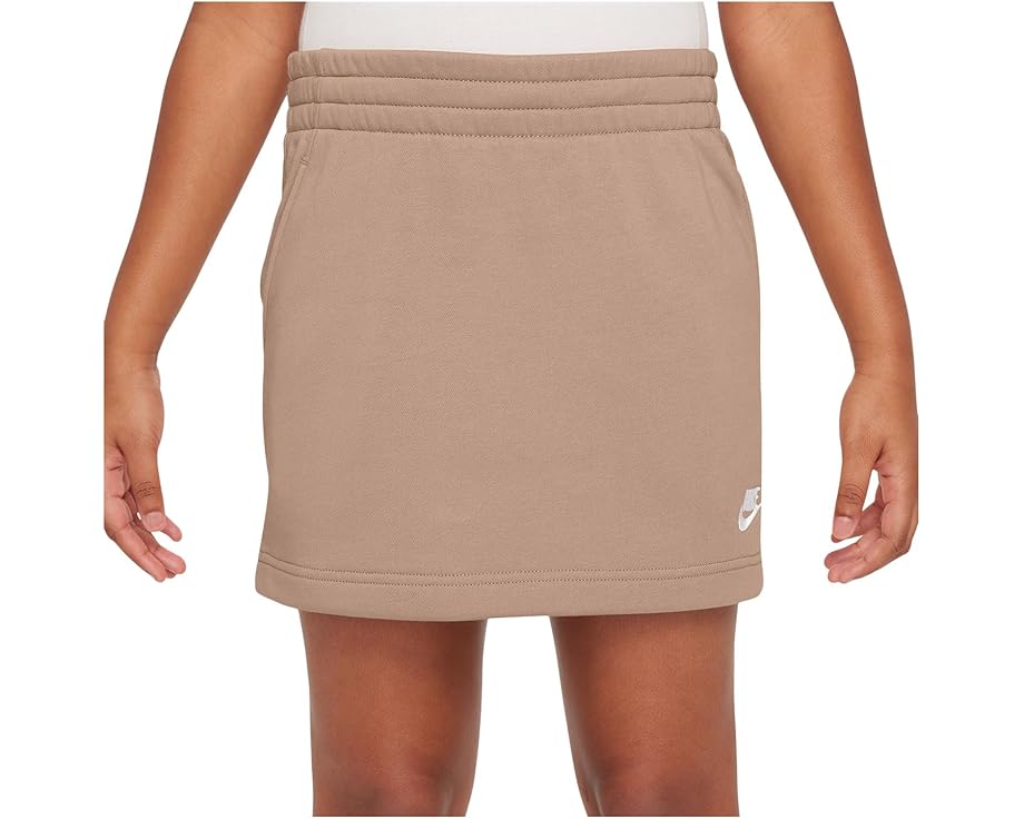Детская юбка Nike Sportswear Club French Terry из мягкого флиса