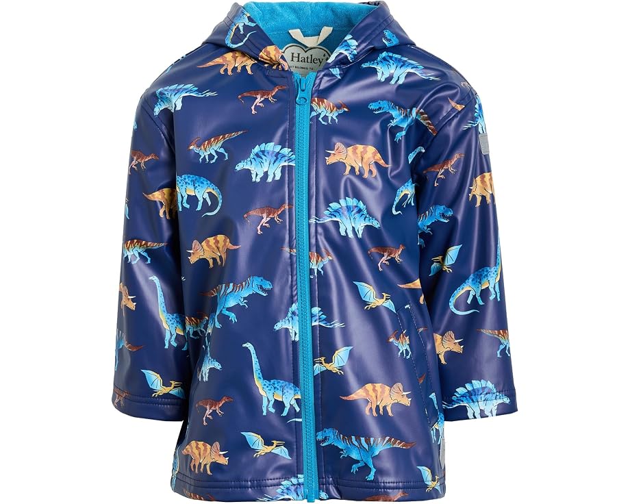 Детский дождевик Colourful Dinos Hatley синего цвета