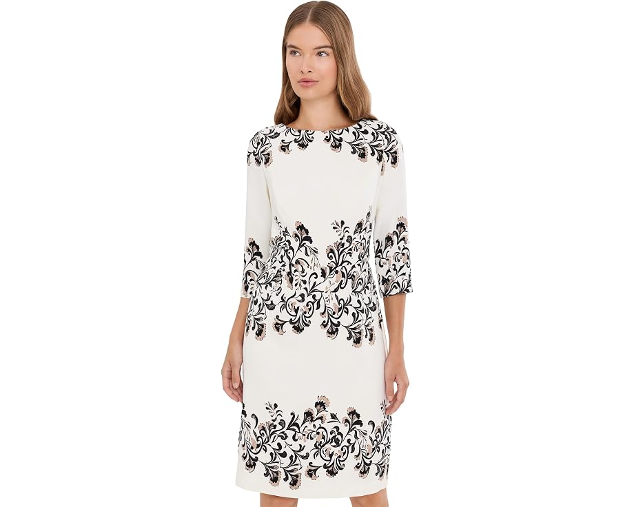 Placement Print Dress