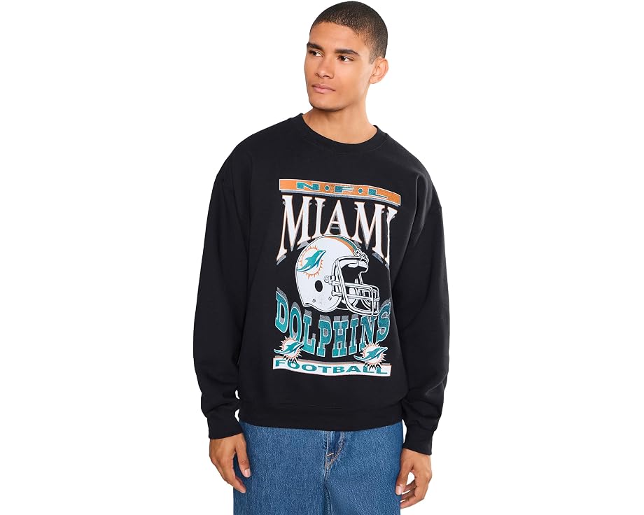 Толстовка NFL Miami Dolphins Helmet Crew от Junk Food Clothing