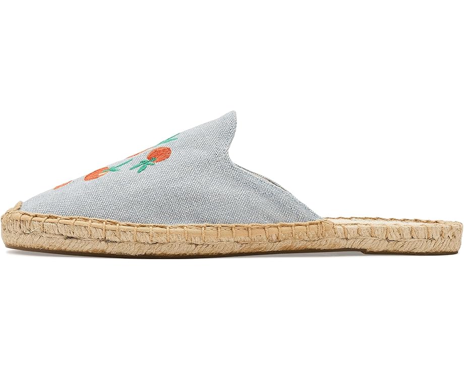 Soludos Oranges Smoking Mule Espadrille с апельсиновым принтом