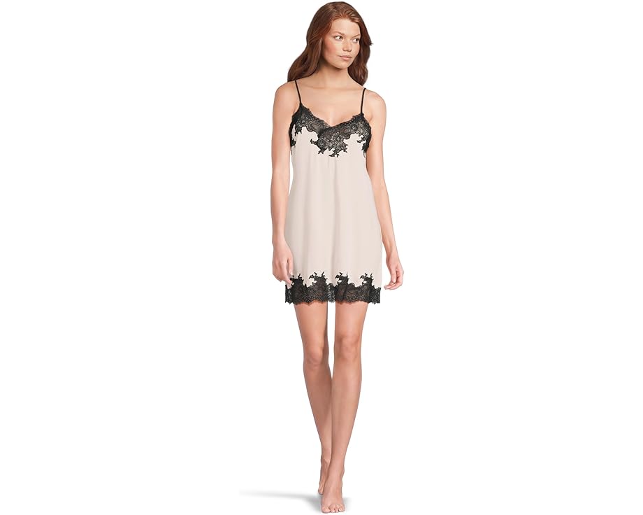 Сорочка Natori Enchant длиной 34 дюйма (86.36 см) с кружевной аппликацией