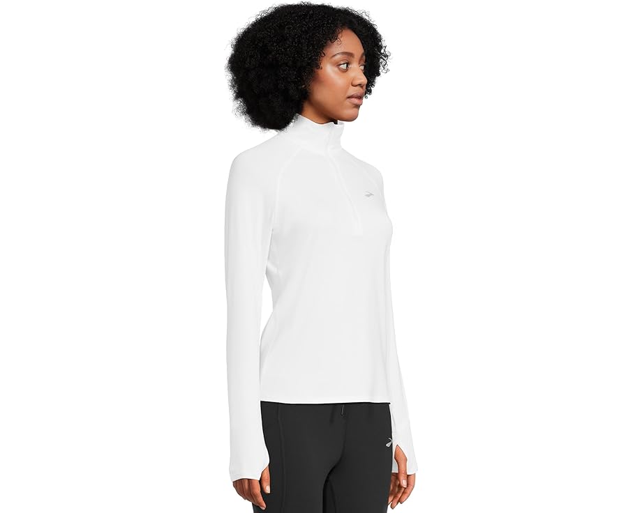 Куртка Brooks Dash 1/2 Zip 3.0 с воротником и светоотражающим брендингом