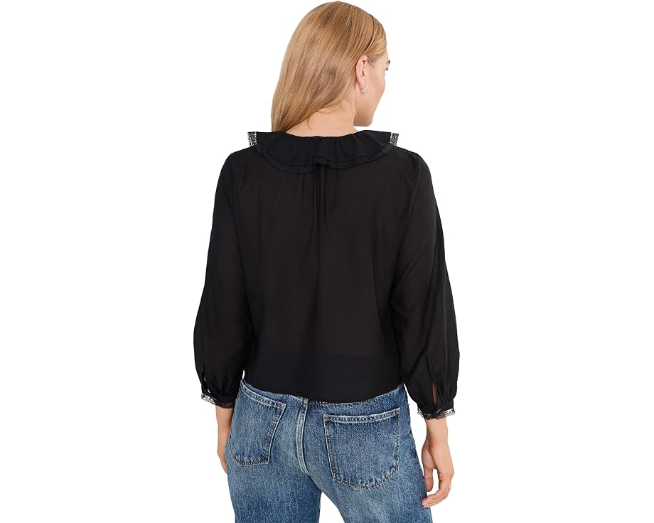 Блузка Madewell The Georgina Top с V-образным вырезом