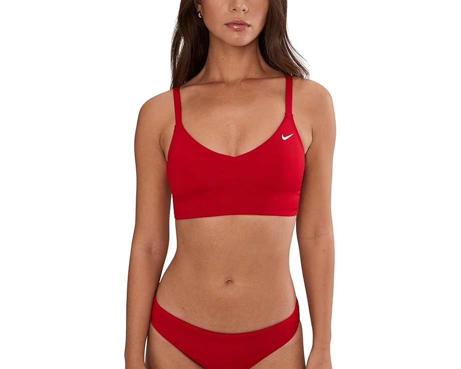 Мидкини Nike Effortless Essential V-neck со средней поддержкой и съемными чашками