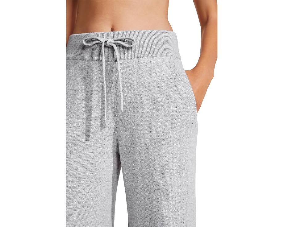 Брюки Eberjey Recycled Sweater Pant из переработанного хлопка с высокой талией