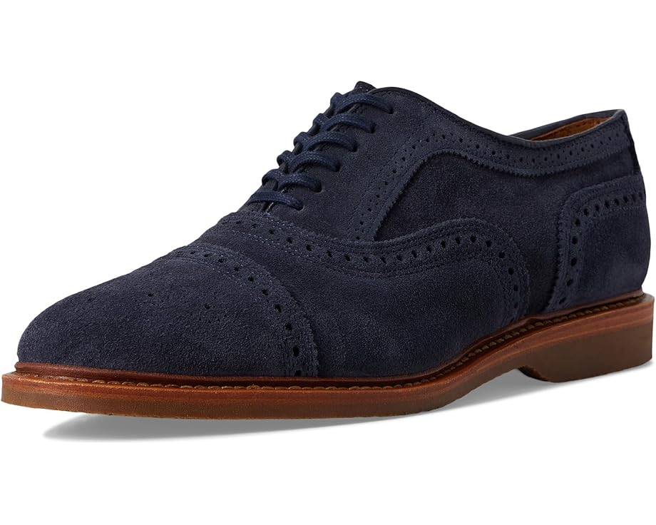 Оксфорды Allen Edmonds Strand Verse с перфорацией на резиновой подошве