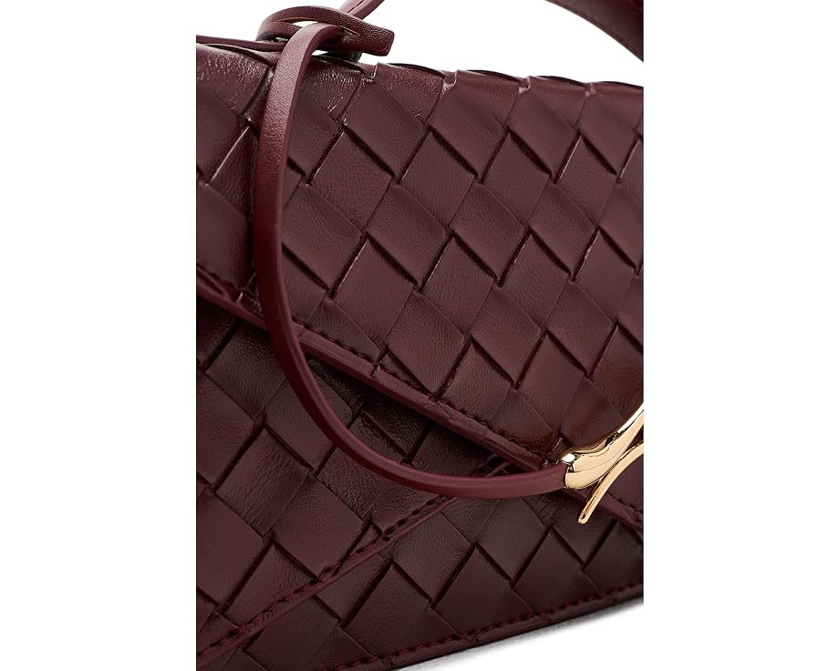 Celeste Woven Textured Envelope Top-Handle Bag