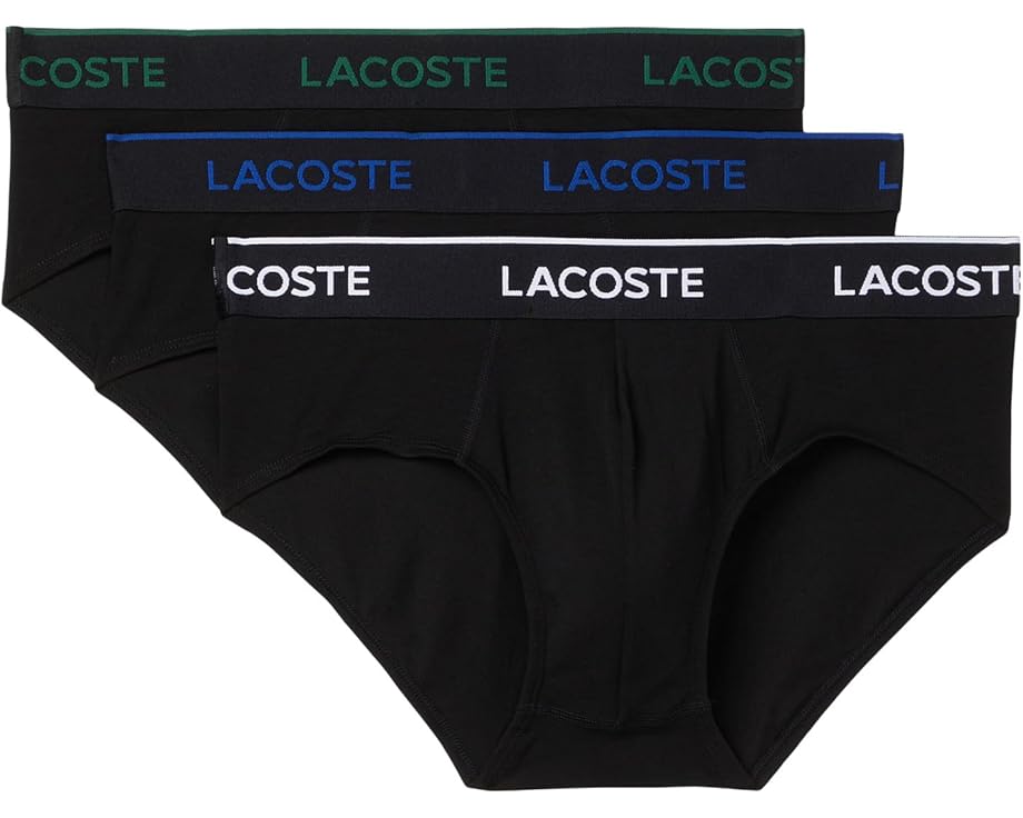 Набор из 3 трусов Lacoste с эластичным поясом и логотипом