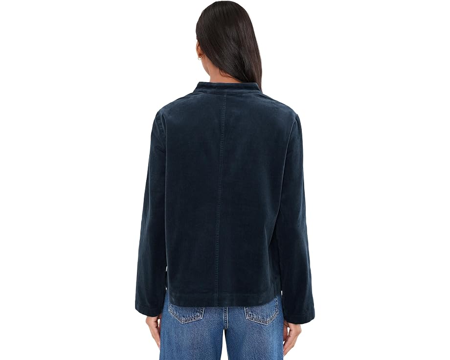 Куртка Eileen Fisher Organic Cotton Stretch из хлопкового вельвета с высоким воротником