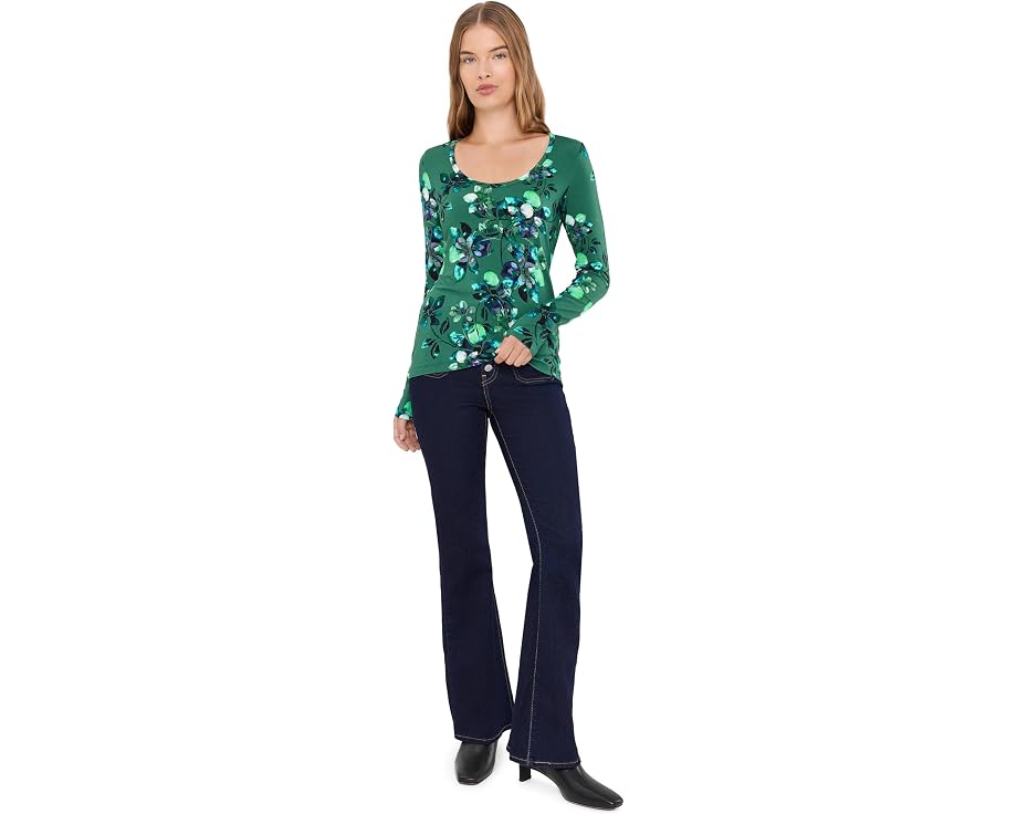 The Janie Favorite Fitted Button-Down Tee