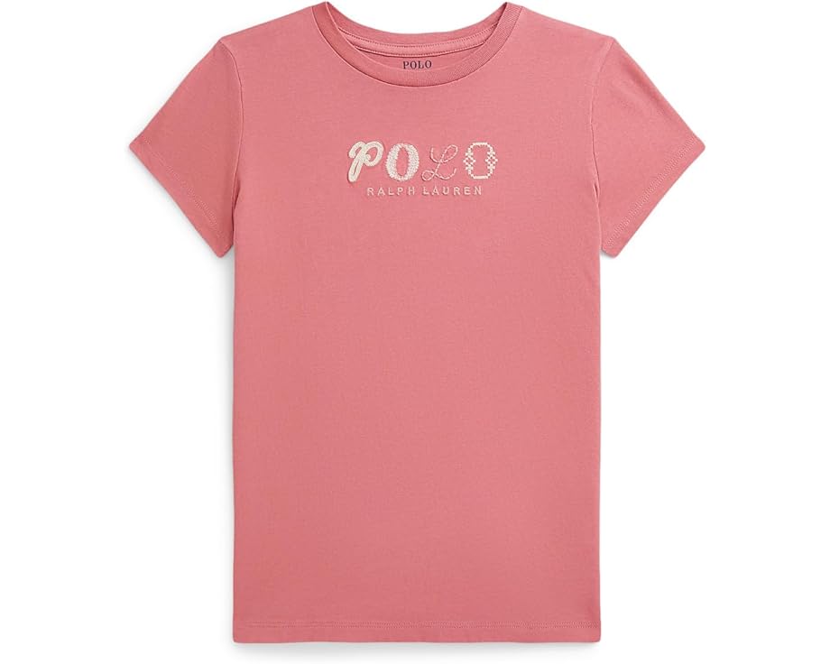 Детская футболка Polo Ralph Lauren с логотипом из хлопкового джерси для малышей и детей младшего возраста