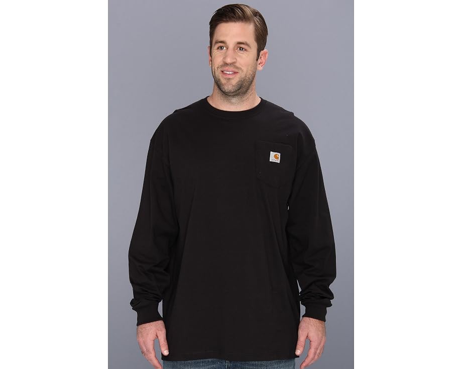 Carhartt футболка с длинным рукавом и карманом Big & Tall