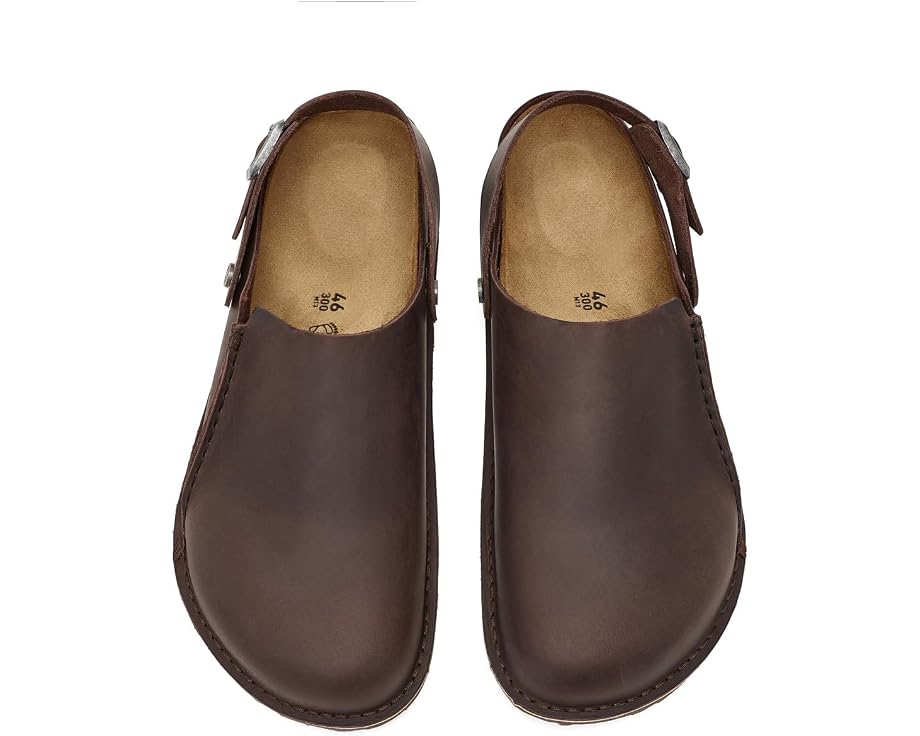 Кломпы Birkenstock Lutry 365 из промасленной кожи с регулировкой