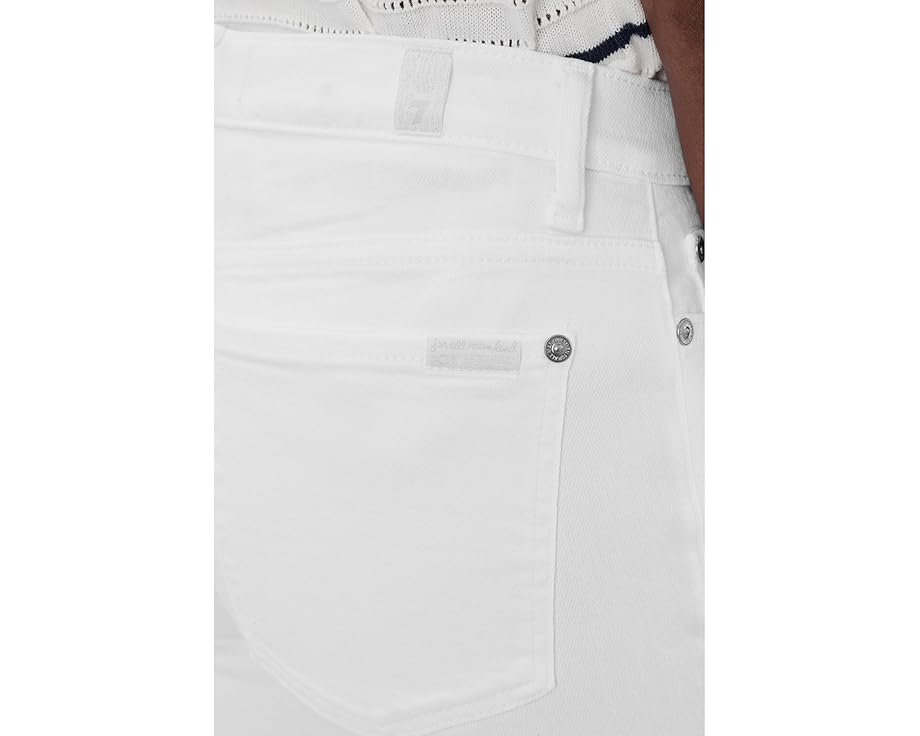 Укороченные джинсы Dojo 7 For All Mankind в цвете Soleil