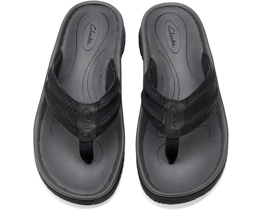 Кожаные шлепанцы Clarks Wesley Surf с подошвой из ЭВА