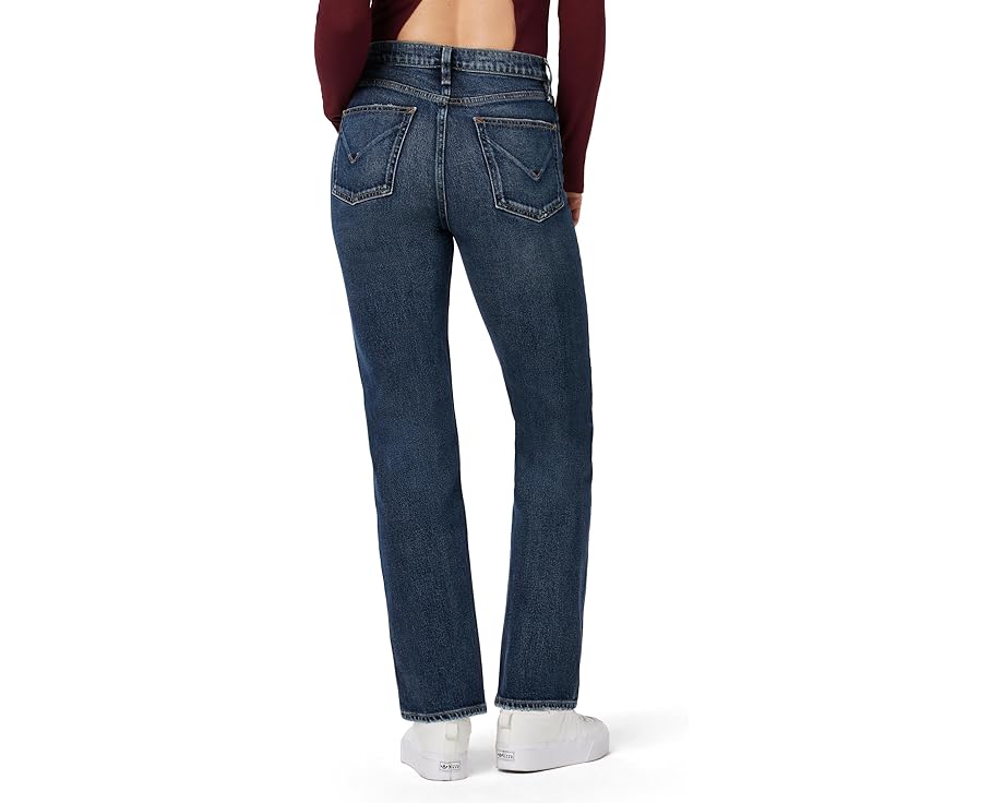 Джинсы Remi с высокой посадкой и прямым кроем Hudson Jeans в цвете Terrain