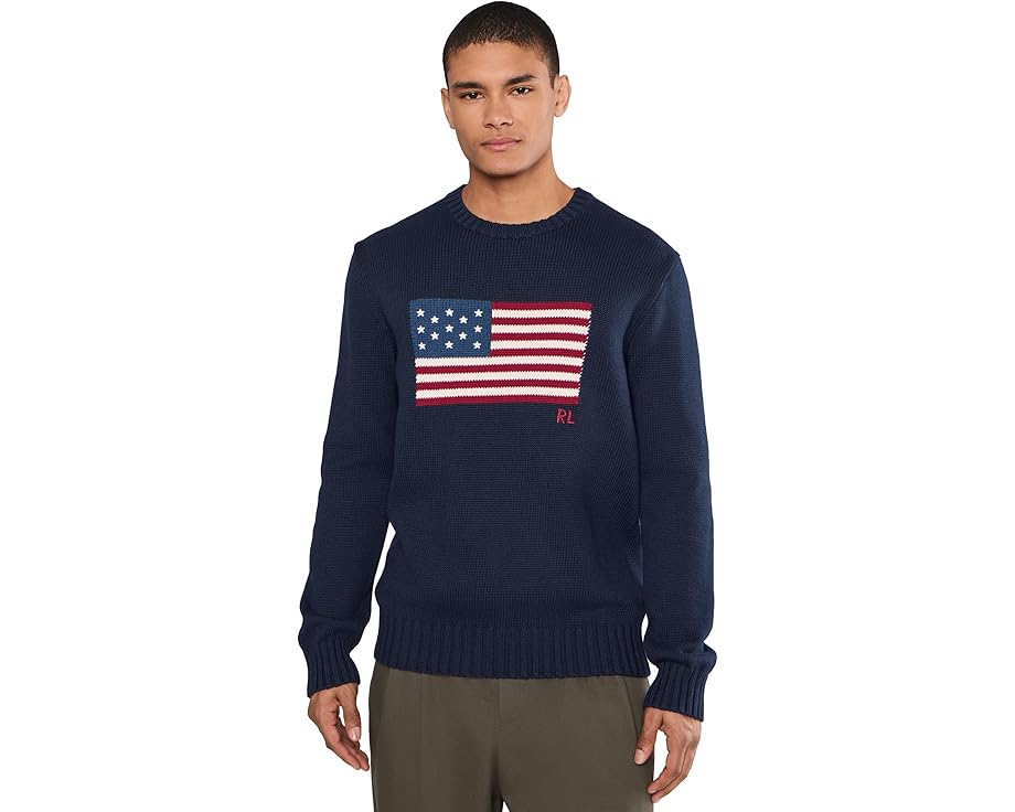 Свитер The Iconic Flag от Polo Ralph Lauren с историческим флагом США