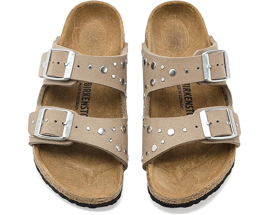 Детские сандалии Birkenstock Kids Arizona Rivets с заклепками и пробковой стелькой
