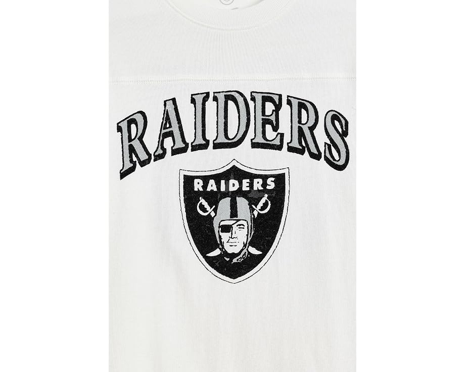 Футболка NFL Las Vegas Raiders с полосатым воротом (Little Kid/Big Kid)