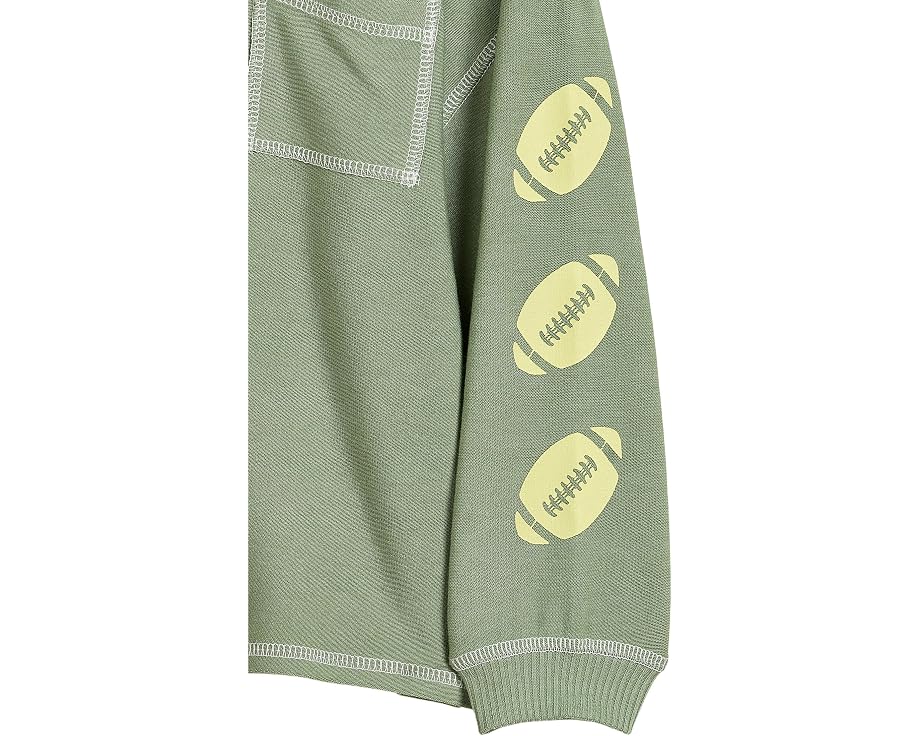 Football Pocket Crew Neck Sweatshirt (Little Kid/Big Kid)