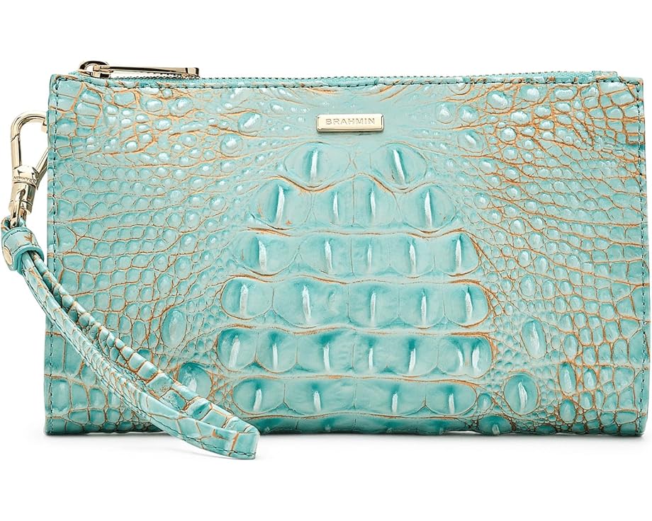 Клатч Brahmin Daisy с ремешком на запястье и застежкой на молнии