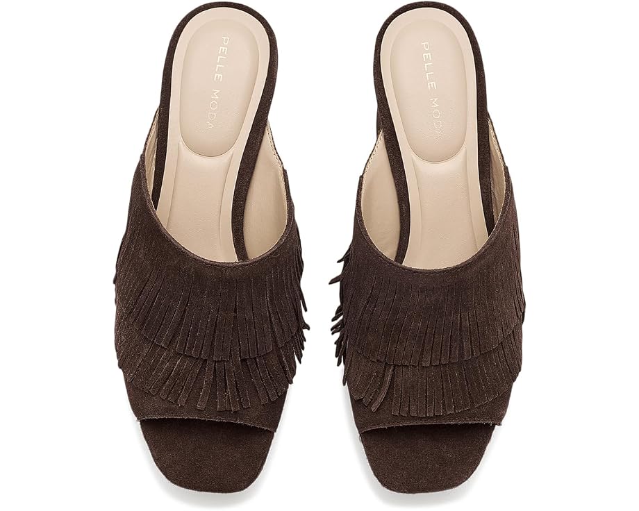 Pelle Moda босоножки Amani Slide с бахромой и декором