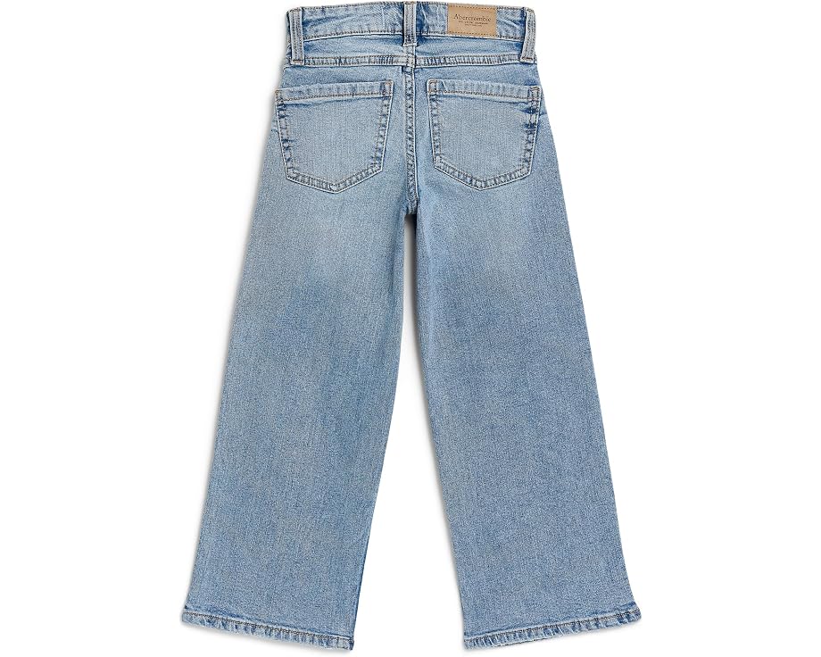 Джинсы abercrombie kids Destroyed High-Rise Wide Leg для подростков