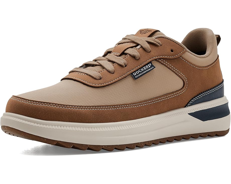Кроссовки Dockers Revved на шнуровке в коричневом оттенке