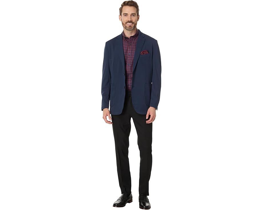 Johnston & Murphy Блейзер Xc Flex Knit с эластичной тканью и отворотами