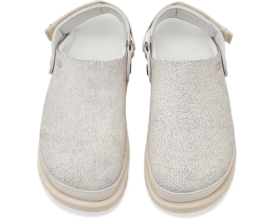 Клоги UGG Goldenstar Crackle с эффектом кракелюра и поворотной лямкой